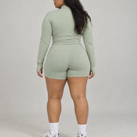 Seamless Sculpting 3-Piece Zip Jacket Set