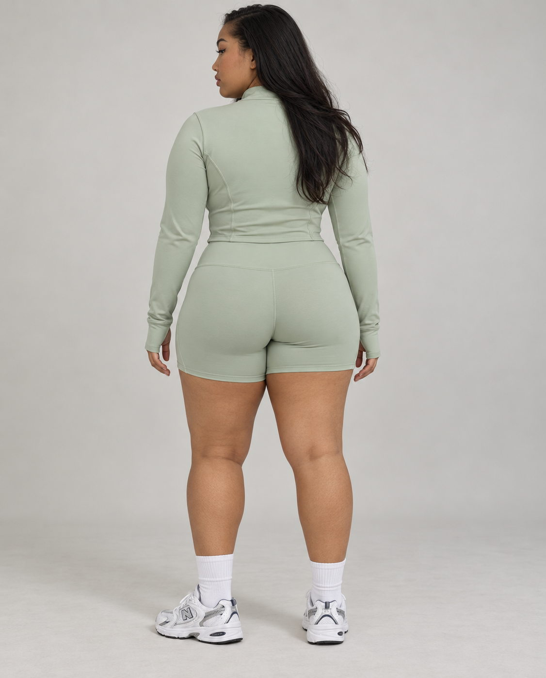 Seamless Sculpting 3-Piece Zip Jacket Set