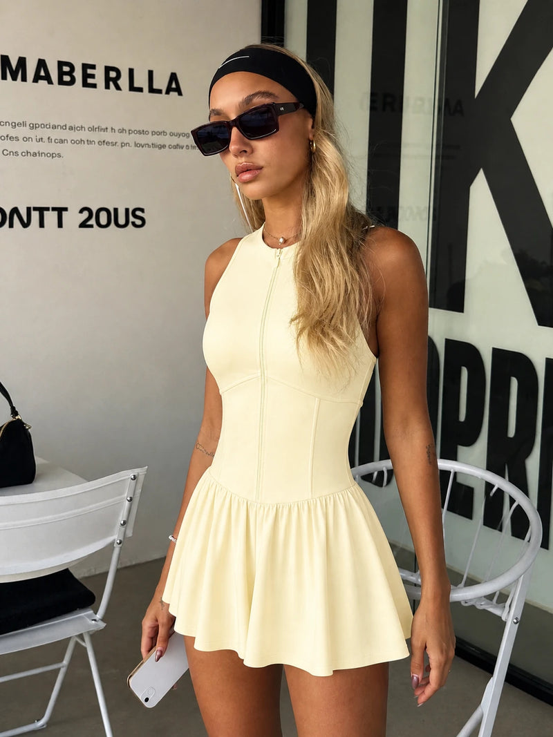 Sculpt Flare Compression yellow