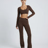 FlexForm Sculpt Yoga Set in Brown