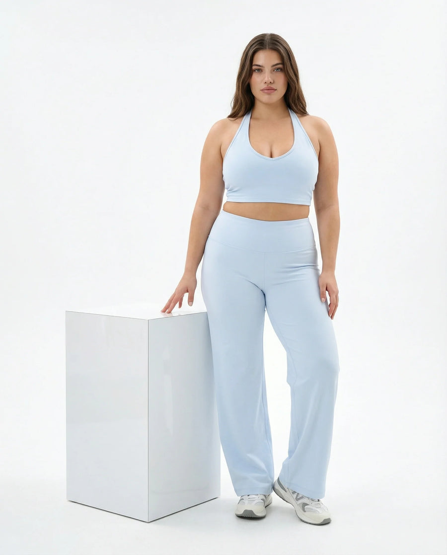 Sports Top Women – Halter Neck Seamless Sculpting Fit