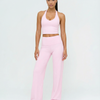 Flare Yoga Pants Set – High Waist & Halter Sports Bra