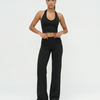 Flare Yoga Pants Set – High Waist & Halter Sports Bra