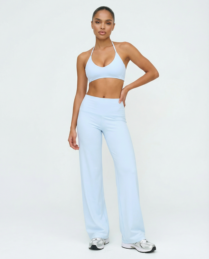 Women’s Seamless Sports Bra – Wireless Halter Triangle