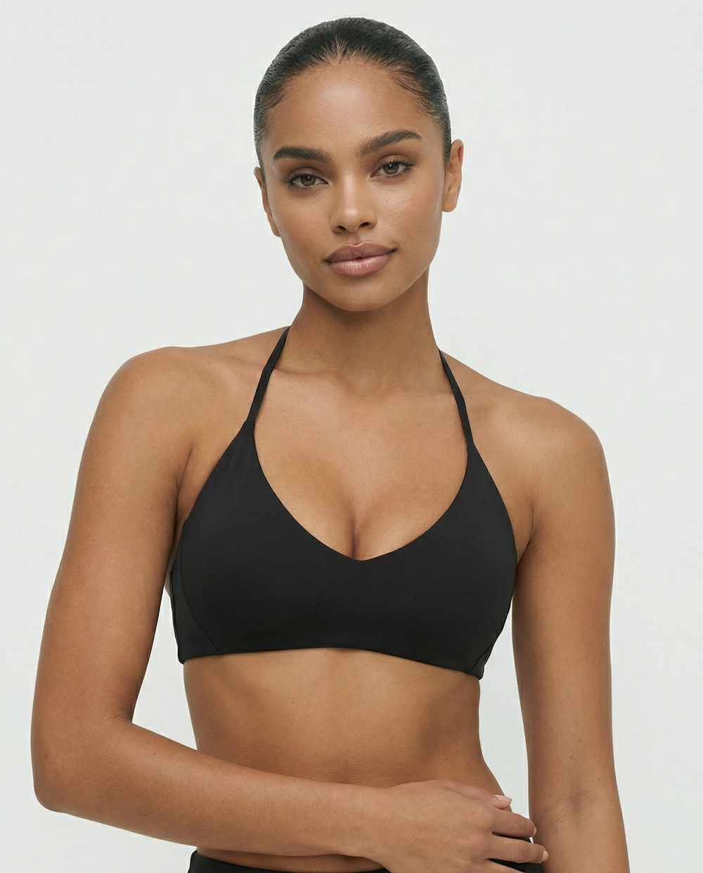 Women’s Seamless Sports Bra – Wireless Halter Triangle