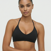 Women’s Seamless Sports Bra – Wireless Halter Triangle