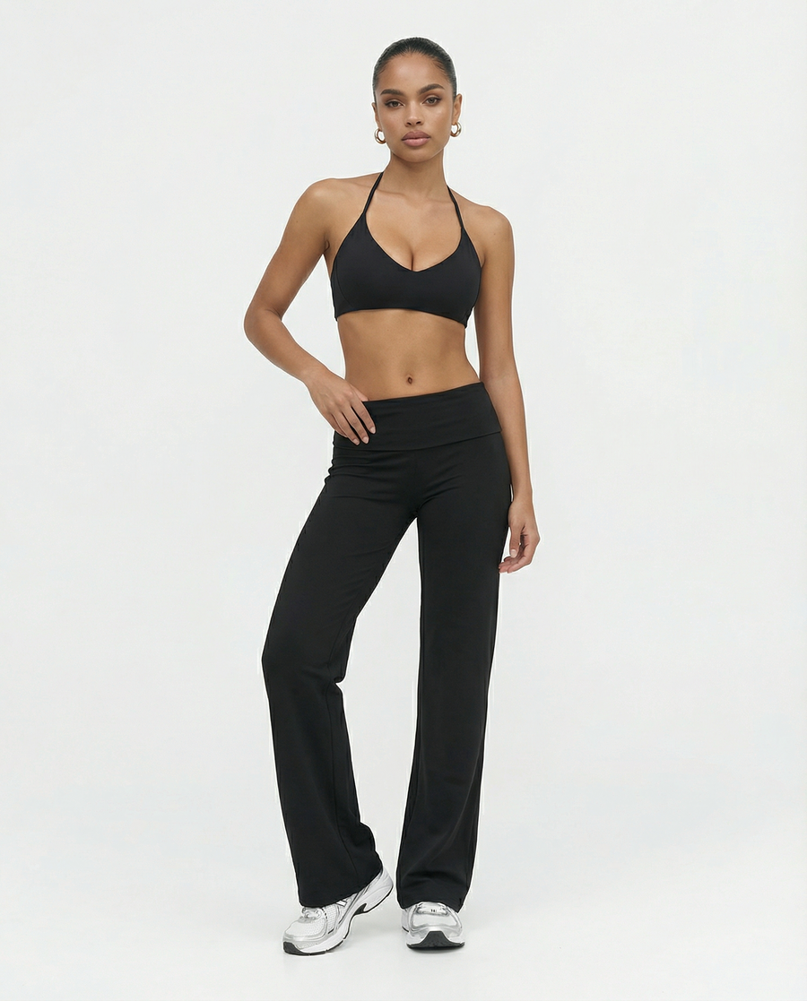 Women’s Seamless Sports Bra – Wireless Halter Triangle