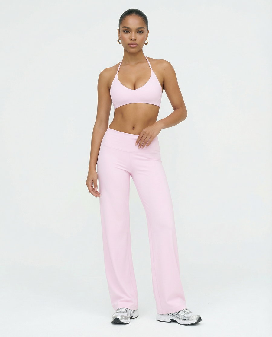 Women’s Seamless Sports Bra – Wireless Halter Triangle