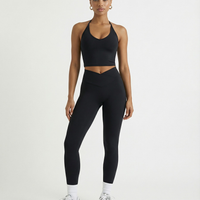 High Waist Leggings Set – Sculpting Fit & Halter Top