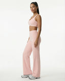 Sports Bra Women Ribbed Scoop Neck Seamless Gym