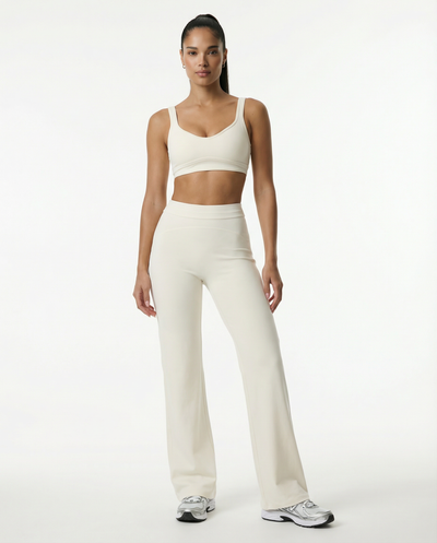 Women's Activewear Set – Flare Pants & Sports Bra