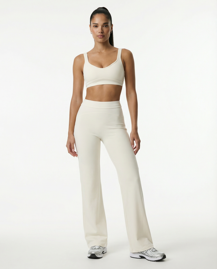 Women's Activewear Set – Flare Pants & Sports Bra