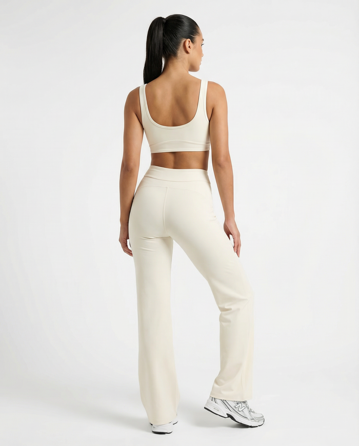Women's Activewear Set – Flare Pants & Sports Bra