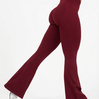 Snatched V-Waist Flare Leggings