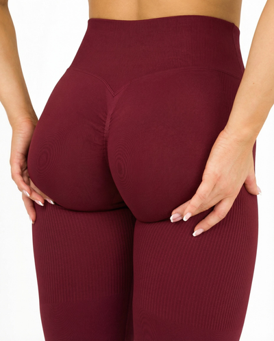 Snatched V-Waist Flare Leggings