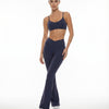 Flare Yoga Pants Set – High Waist Leggings & Sports Bra