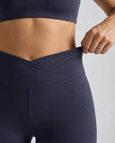 Women's flare yoga pants set with high waist leggings and matching sports bra from seen, suitable for activewear and yoga practice.