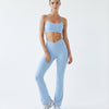 Flare Yoga Pants Set – High Waist Leggings & Sports Bra