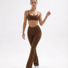 Flare Yoga Pants Set – High Waist Leggings & Sports Bra