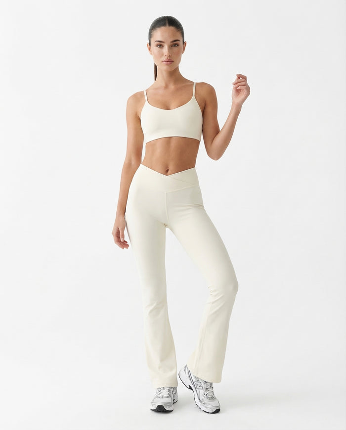 Flare Yoga Pants Set – High Waist Leggings & Sports Bra