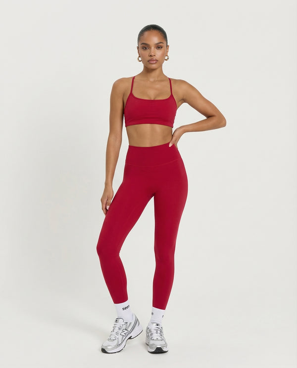 Seamless Workout Set – Sculpting High Waist Leggings & Top
