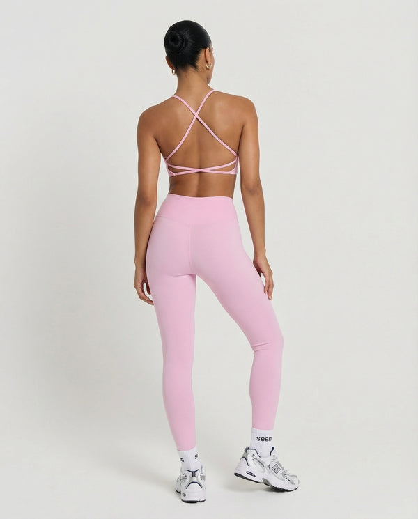 Seamless Workout Set – Sculpting High Waist Leggings & Top