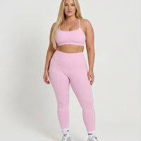 Seamless Workout Set – Sculpting High Waist Leggings & Top