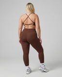 Seen women's seamless workout set with high waist sculpting leggings and matching top, perfect for activewear and exercise.