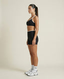 Sculpt Biker Short Set in Black