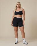 Sculpt Biker Short Set in Black