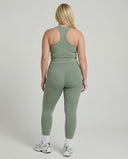 Matcha Green Sculpt Racerback Tank & Leggings Set
