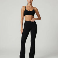 Flare Yoga Pants Set – High Waist Leggings & Sports Bra