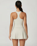 Tennis Sculpting Activewear Set with Built-In Skort