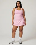 Tennis Sculpting Activewear Set with Built-In Skort