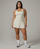 Tennis Sculpting Activewear Set with Built-In Skort