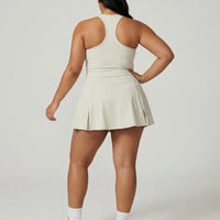 Tennis Sculpting Activewear Set with Built-In Skort