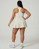 Tennis Sculpting Activewear Set with Built-In Skort