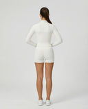 Women's Workout Set – Zip Jacket & Sculpting Shorts
