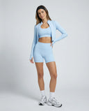 Seamless Sculpting 3-Piece Zip Jacket Set