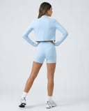 Seamless Sculpting 3-Piece Zip Jacket Set