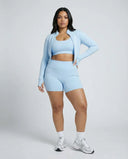 Seamless Sculpting 3-Piece Zip Jacket Set