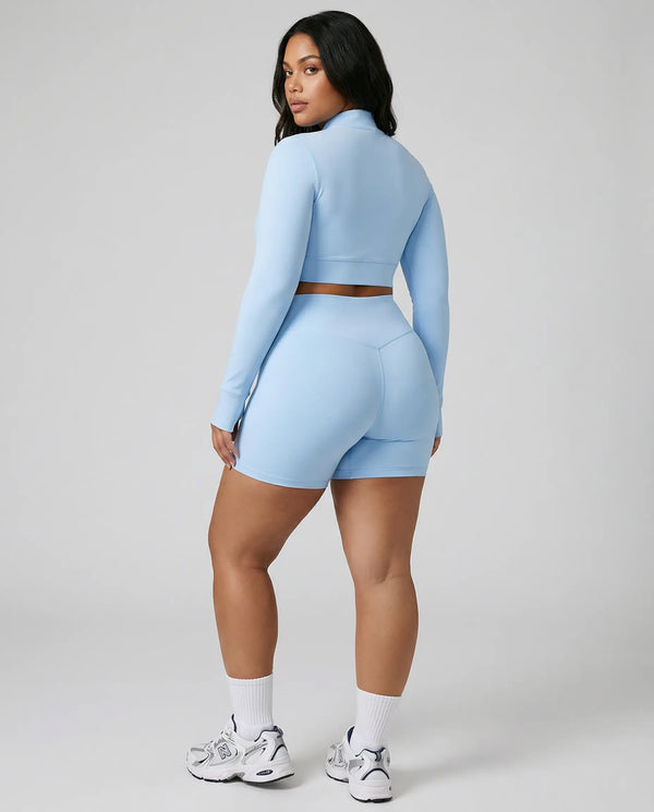 Seamless Sculpting 3-Piece Zip Jacket Set
