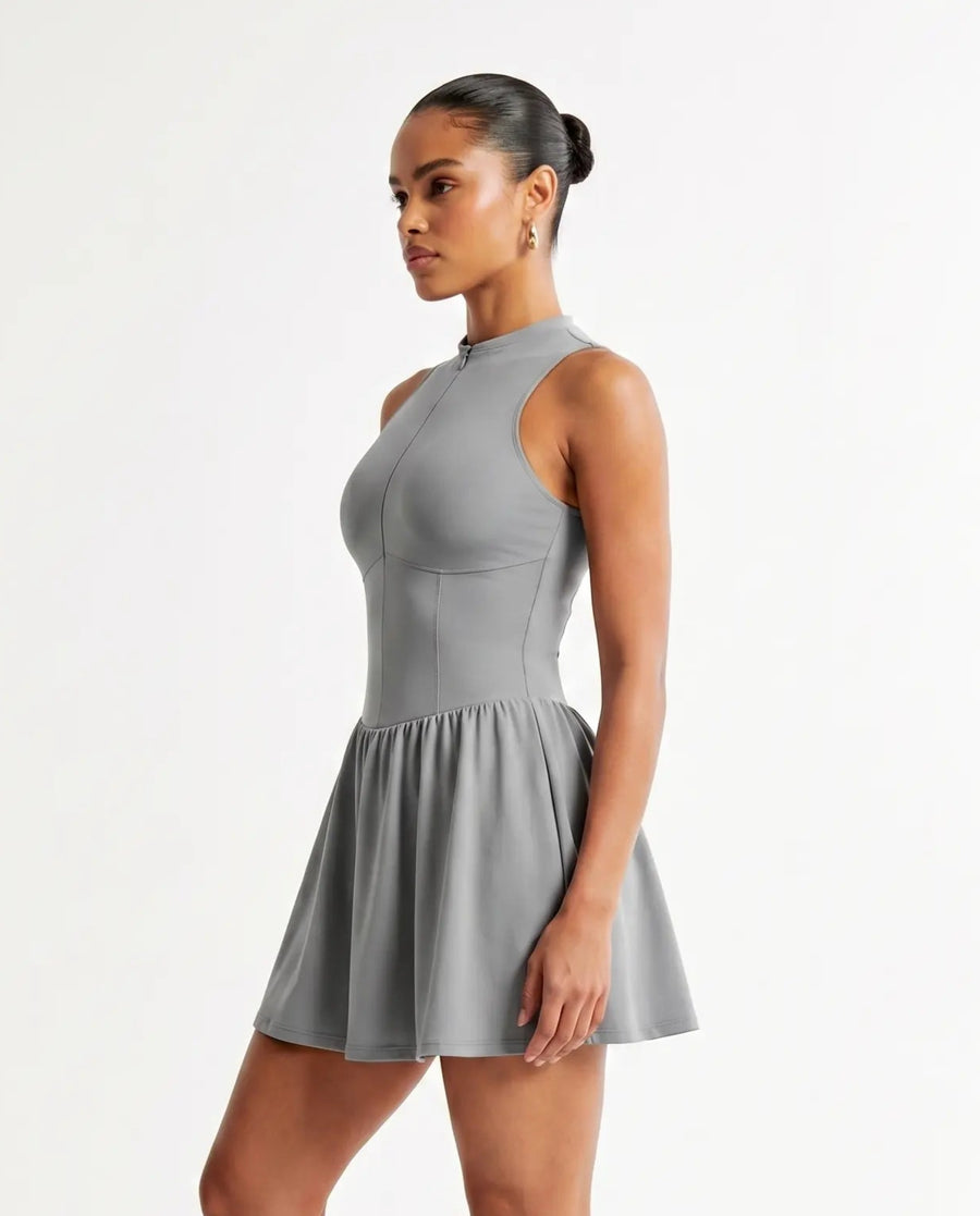 Sculpt Flare Compression Sleeveless Padel Dress