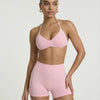 Pink Seamless Sculpt Gym Set