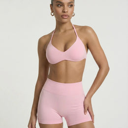 Pink Seamless Sculpt Gym Set