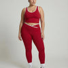 Seamless Sculpt High-Waist Gym Set in Red