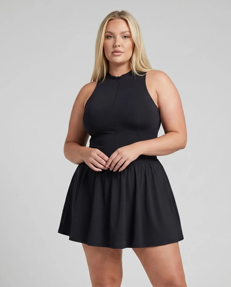 Sculpt Flare Compression Sleeveless Padel Dress