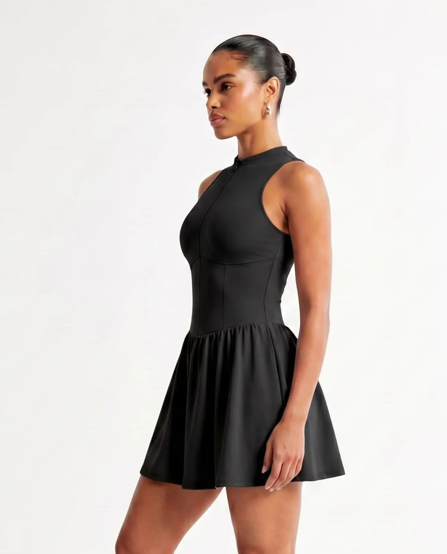 Sculpt Flare Compression Sleeveless Padel Dress