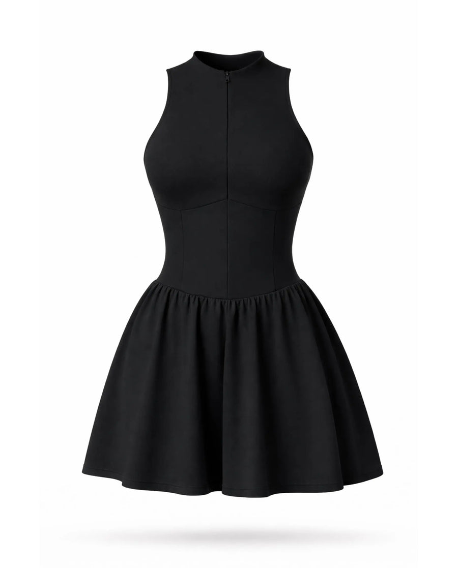 Sculpt Flare Compression Sleeveless Padel Dress