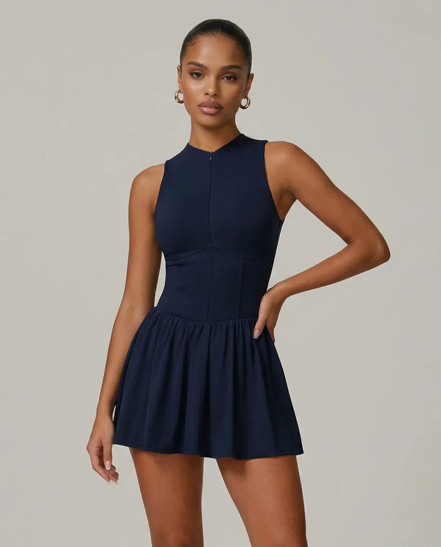 Sculpt Flare Compression Sleeveless Padel Dress